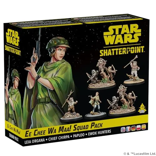 Star Wars: Shatterpoint – Ee Chee Wa Maa! Squad-Erweiterung - Tabletop-Spiel für 2 Spieler ab 14 Jahren, erweitert das Grundspiel um 5 Miniaturen und ermöglicht spannende Duelle im Star Wars Universum.