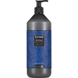 Schwarzes professionelles Platinum No Orange Shampoo 1000 ml Shampoo für orangefarbene Haarsträhne