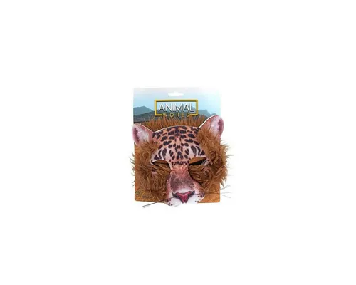 Toi-Toys Kostüm ANIMAL WORLD Tier Maske mit Kunstpelz