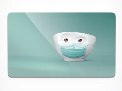 FIFTYEIGHT Tassen TV Frühstücksbrettchen ANGEBOT Zuversichtlich  T040123 Brett