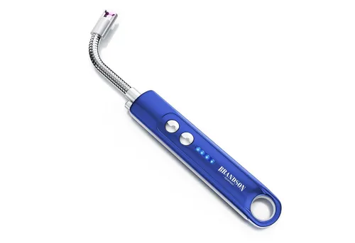 Brandson Feuerzeug elektrisch, Lichtbogen Stabfeuerzeug USB aufladbar (1-St), Kerzenanzünder für Küche, Kerzen, Gasherde, Grill, Kamin