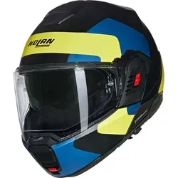 NOLAN N120-1 Omocromo Klapphelm - Motorradhelm mit Flip-Back-Design, optimaler Belüftung und vorbereitet für N-Com Kommunikationssysteme für mehr Sicherheit und Komfort unterwegs.