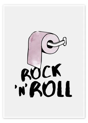 Posterlounge Wandbild Rock 'n' Roll, Amy and Kurt, erhältlich als Poster, Leinwandbild, Wandsticker oder Acrylglasbild