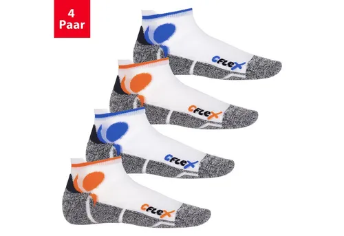 Produktbild CFLEX Sportsocken Running Damen & Herren Sport Sneaker Socken (4 Paar) Laufsocken