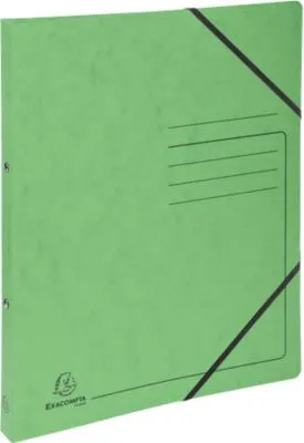 Ringhefter Exacompta, DIN A4, Rückenbreite 20 mm, 2 Rund-Ring Mechanik, grün 184782