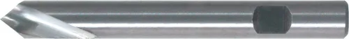 Vollhartmetall-NC-Anbohrer mit zylindrischem Schaft, 90°, Oberfläche blank Ø h6: 6 mm