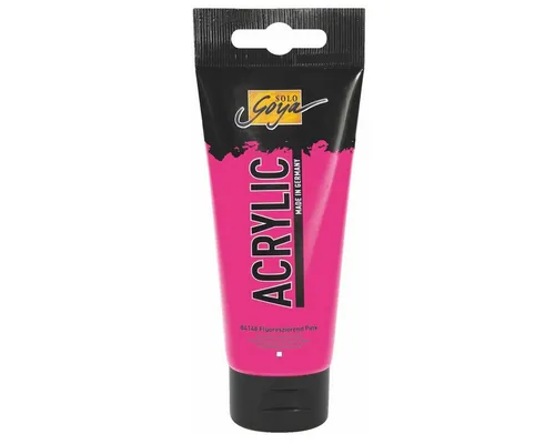 C. KREUL Acrylfarbe KREUL Acrylfarbe SOLO Goya pink fluoreszierend 100ml Tube