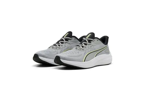 PUMA Skyrocket Lite Unisex Straßen-Laufschuh 42.5 - Leichter Straßen-Laufschuh mit normaler Weite und abgerundetem Zehentyp. Ideal für aktive Tage, mit schnürbarem Verschluss und flexibler Gummisohle für besten Komfort.