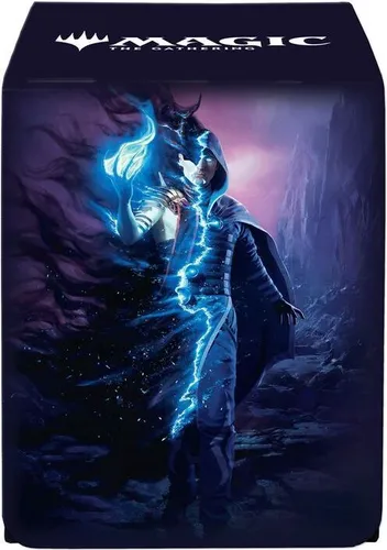 Ultra Pro Alcove Flip Box - Outlaws of Thunder Junction #38371 - Sammelkarten-Box für bis zu 100 double-sleeved Karten, ideal für den Schutz und die Aufbewahrung deiner Magic: The Gathering Karten.