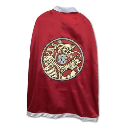 Liontouch - Wikingerumhang | Für Kinder von 3-8 Jahren – Einheitsgröße | Chief Haralds mittelalterlicher Wikinger-Umhang für kleine Krieger Rollenspiele | Perfektes Zubehör für Verkleidung & Kostüme