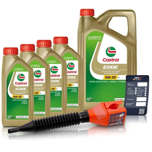 CASTROL 9 L EDGE 5W-30 LL MOTORÖL FÜR ACEA C3 API SQ BMW MB OPEL VW RENAULT #