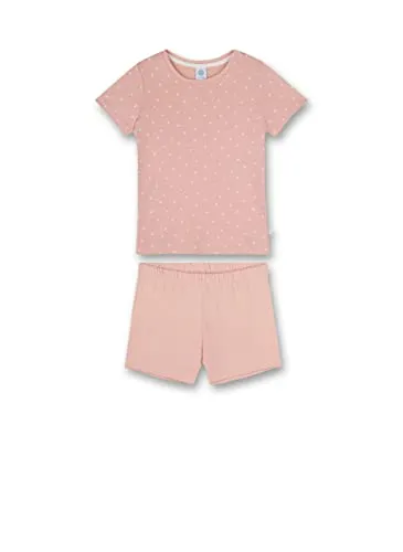 Sanetta Mädchen-Schlafanzug kurz rosa Punkte - Hautfreundlicher Mädchen-Schlafanzug kurz mit rosa Punkten - für angenehmen Tragekomfort und süße Träume. Pflegeleicht und formbeständig, ideal für entspannte Nächte.