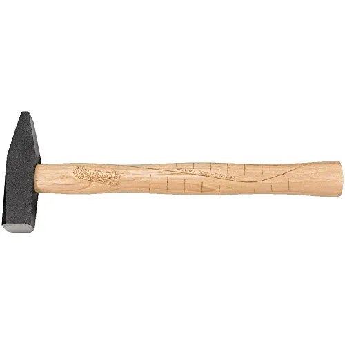 Peddinghaus Schlosserhammer 500 g mit Eschenstiel - Qualitätsstahl, geschmiedet, gehärtet, DIN 1041