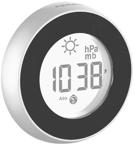 PEARL Außenfenster-Wetterstation mit Temperatur- und Luftdruckanzeige