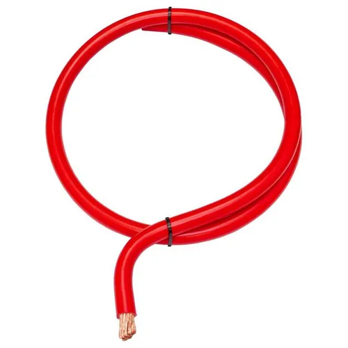 5m FLY Fahrzeugleitung Rot 50mm² rund Kabel Litze KFZ Stromkabel