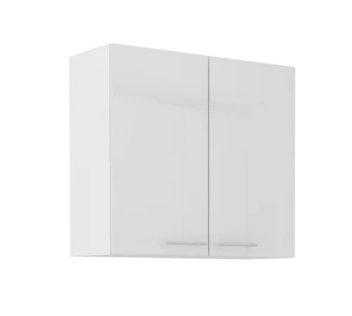 Küchen-Preisbombe Hängeschrank 80 cm - Hochglanz Weiß - Hängeschrank 80 cm für Ihre Traumküche, in elegantem Hochglanz Weiß. Ideal für platzsparende Küchenlösungen, inklusive Lieferung in Eurogitterbox.