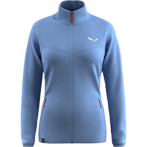 Salewa Women's Puez Cammino PL Jacket - Fleecejacke für Damen Gr 40 grau - Leichte, warme Fleecejacke für Damen, ideal für Wanderungen und Trekkingtouren. Stretch-Material für optimale Bewegungsfreiheit. Farbe: Grau, Größe: 40.
