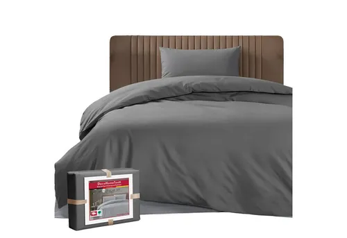 DecoHomeTextil Heimtextilmanufaktur Bettwäsche Set Bettgarnitur mit Reißverschluss Polycotton Uni