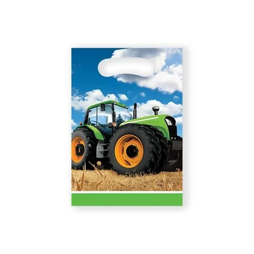Partytüten Tractor time, 8Stk., Partydeko