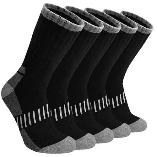 Wamicu Warme Thermosocken Herren 5 Paar, Dicke Wandersocken Wintersocken