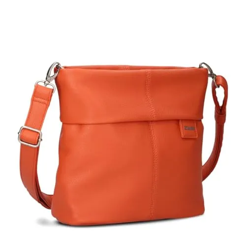 Zwei Damen Handtasche Mademoiselle.M M8 Umhängetasche in orange von ZWEI