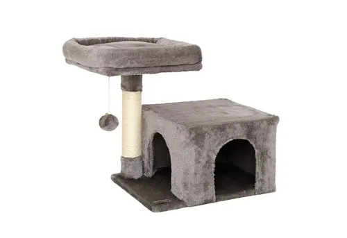 lionto Kratzbaum Katzenkratzbaum 50 cm dunkelgrau von lionto