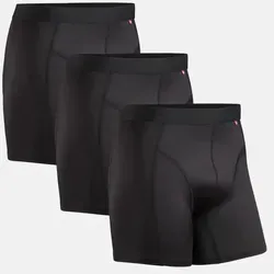 Sport Boxershorts 3-Pack - Schwarz - M - Herrenunterhosen mit sportlichem dänischen Design, aus schnell trocknendem Material für maximalen Komfort und optimale Leistung bei jedem Training.