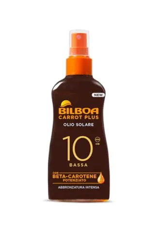 Bilboa Körpersonnenschutz Sonnenöl spray abbronzante spf10 protezione bassa 200 ml