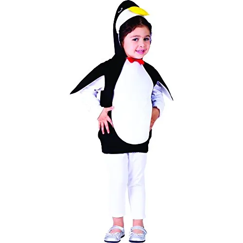 Dress Up America Pinguin-Kostüm für Kleinkinder – Tunika Dress Up Pinguin Kostüm Kinder – Verkleidung für Kinder - Kostüm Pinguin Kinder