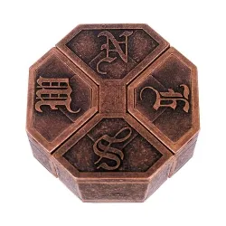 Bartl Cast Puzzle News - Metallpuzzle Level 6 - Entdecken Sie das anspruchsvolle Metallpuzzle für echte Denksportler! 2 Teile aus Gießzink, Schwierigkeitsgrad 6 - eine spannende Herausforderung für Geduldsspiel-Fans.
