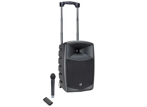 LD Systems Roadbuddy 10 - Tragbarer PA Lautsprecher - PA Komplettset mit 120 W Leistung, integrierter Funkempfänger und Bluetooth-Player für kabellosen Musikgenuss, ideal für Events und Partys.