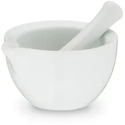 kela Mörser Paco, aufgerauhter Boden, mit kleinem Ausgießer weiß