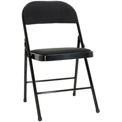 hjh OFFICE 803010 Klappstuhl TUDELA II in schwarz von MID.YOU