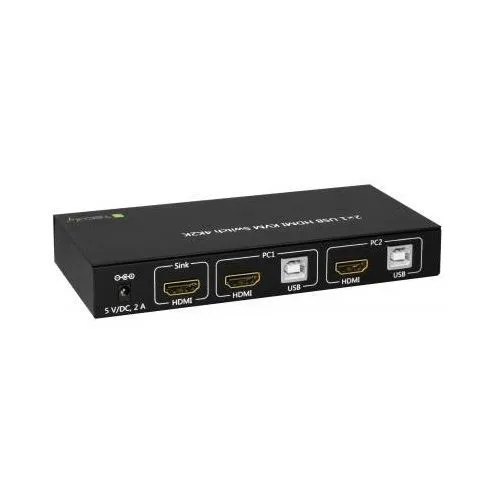 Techly KVM Switch USB, HDMI, 4K, 2 Wege von Techly