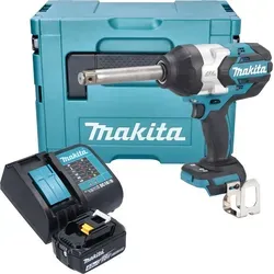Makita Akku-Schlagschrauber DTW 1005 SM1J 18V - Leistungsstarker Akku-Schlagschrauber mit 1360Nm, inkl. 4,0Ah Akku und Ladegerät, ideal für professionelle Anwendungen und vielseitigen Einsatz.