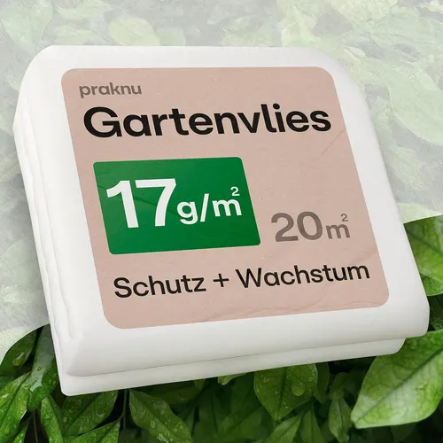 Gartenvlies 17g/m² – 20m² (2×10m) Pflanzenschutz-Vlies UV-stabil & atmungsaktiv