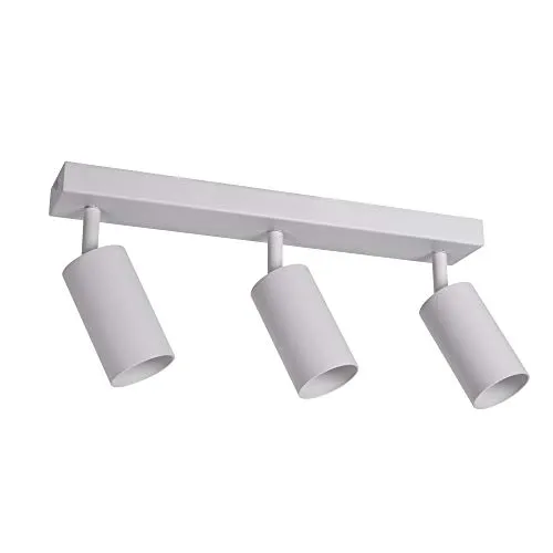 max K O M F O R T LED Deckenleuchte weiß 3x GU10 Fassung schwenkbar Deckenlampe Deckestrahler Deckenspot 866-3