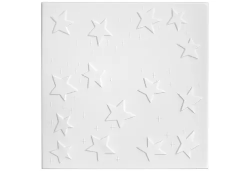 Hexim Wanddekoobjekt NR.66 - 50x50cm XPS Deckenplatten - Kreative Deko für Ihre Decke – feuchtraumgeeignete XPS-Platten in Weiß, schall- und wärmedämmend, ideal für einfache Montage und individuelle Gestaltung.