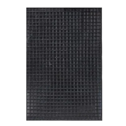 alca® Universal Gummimatte S 29×43 cm – Flexible Auto Fußmatte aus Naturgummi, geruchsarm & rutschfest mit Anti‑Rutsch‑Noppen