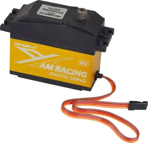 Amewi Standard-Servo HV2060MG - Servos & Servo-Zubehör - Digitales Hochvolt Servo mit Metallgetriebe, ideal für Big Scale Fahrzeuge im Maßstab 1:5 und 1:6, bietet hohe Stellkraft und maximale Präzision.