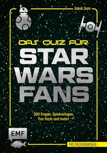 Das inoffizielle Quiz für Star Wars-Fans: Teste dein Wissen mit 300 Fragen, Spielvorlagen, Fun Facts und mehr von Star Wars Stories! Mit Decoderfolie