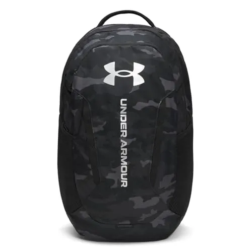 Under Armour Hustle 6.0 Unisex-Rucksack - Robuster Rucksack mit wasserabweisender UA Storm-Technologie, ideal für Schule und Freizeit. Mit sicherer Fronttasche und gepolstertem Laptopfach für Geräte bis 16 Zoll.