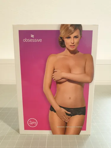 Obsessive Merossa Panties schwarz (L/XL)