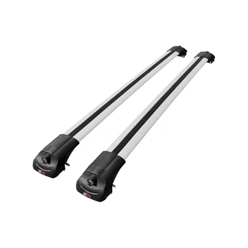 ACE-1 Relingträger für Skoda Yeti 2009-2017, Grau Aluminium, 2 Stangen
