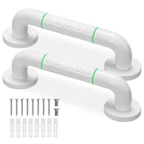 Handlauf Edelstahl für das Badezimmer, Haltegriff Dusche für senioren (30CM) 2 x