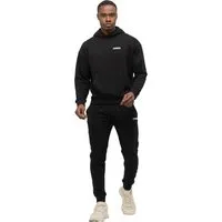 Tom Barron Herren-Trainingsanzug-Set Oversize mit Logo-Badge - Stylisches Oversize-Trainingsanzug-Set für Herren von Tom Barron. Bequem und vielseitig, ideal für Sport und Freizeit.