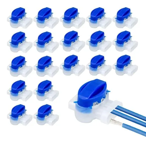 Stück Kabelverbinder, Cable Connectors Anschlussklemmen Kabelklemmen 314 Kabel Verbinder für Automower Rasenmäher Mähroboter von Husqvarna & Gardena, Wasserabweisend, Aus ABS Material 20