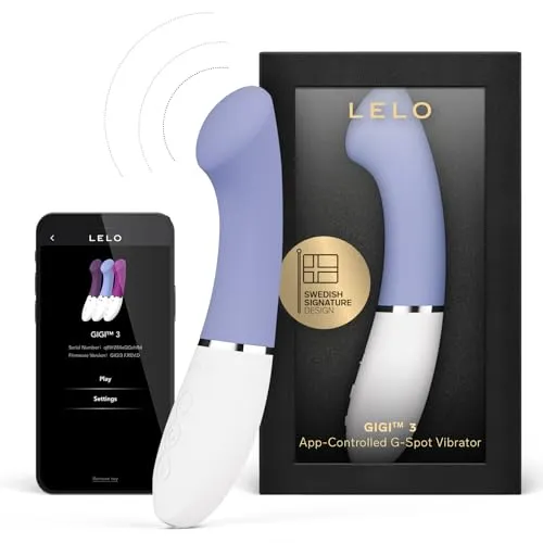 LELO GIGI 3 App-gesteuerter G Punkt Vibrator für Frauen mit 8 Lusteinstellungen, G-punkt-Vibratoren (Powder Blue)