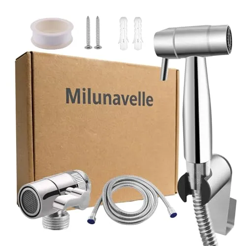 Tragbare Edelstahl-Bidet-Dusche mit variabler Wasserstrahlstärke