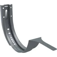 Zambelli Stirnbretthalter Halbrund 280/7 teilig Verzinkt Anthrazit